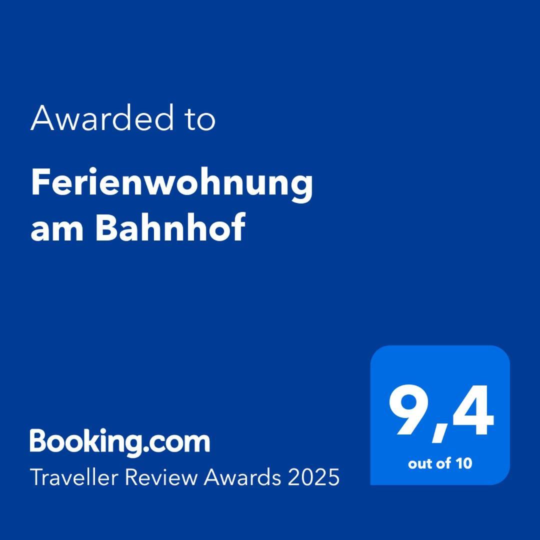 Ferienwohnung Am Bahnhof Бернбург Экстерьер фото